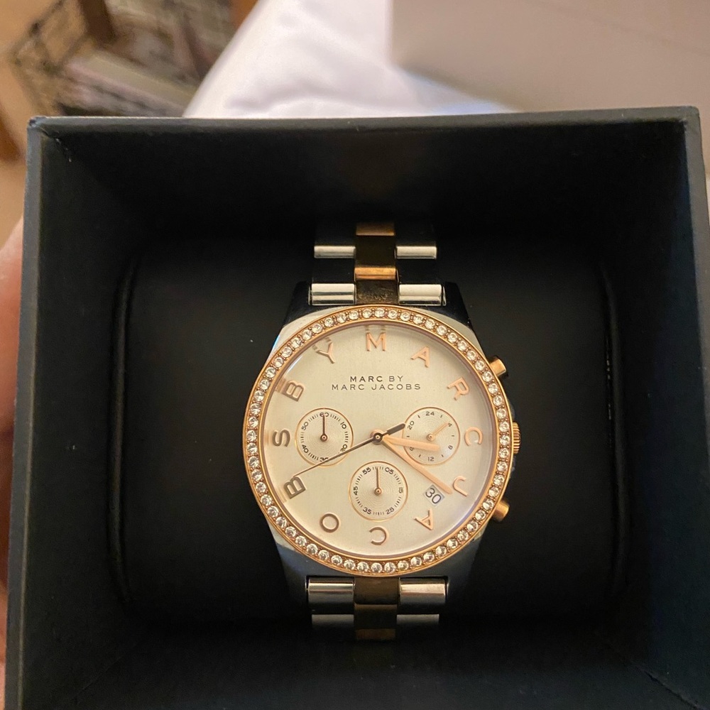 Marc by Marc Jacobs Rose Gold Henry Glitz Watch